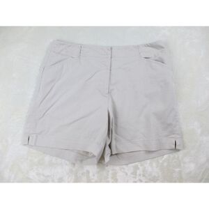 Nike Shorts Womens 6 Brown Tan Chino Lightweight Golf Golfing Casual Ladies*